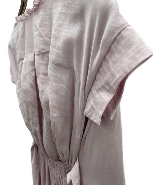 HER LIP TO（ハーリップトゥ）HER LIP TO (ハーリップトゥ) 半袖ワンピース バイオレット サイズ:Ｍの古着・服飾アイテム