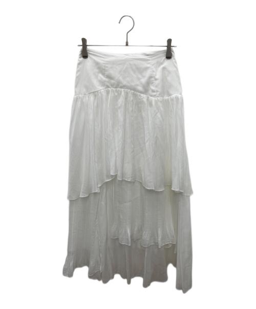 HER LIP TO（ハーリップトゥ）HER LIP TO (ハーリップトゥ) スカート ホワイト サイズ:Ｍの古着・服飾アイテム