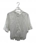 HER LIP TOハーリップトゥ）の古着「半袖ブラウス」｜ホワイト