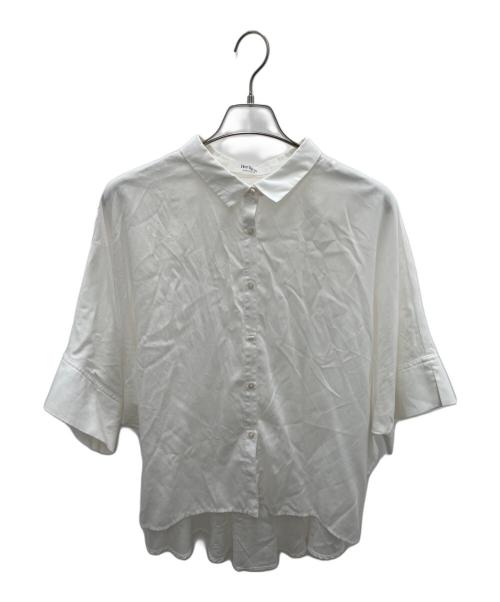 HER LIP TO（ハーリップトゥ）HER LIP TO (ハーリップトゥ) 半袖ブラウス ホワイト サイズ:FREEの古着・服飾アイテム