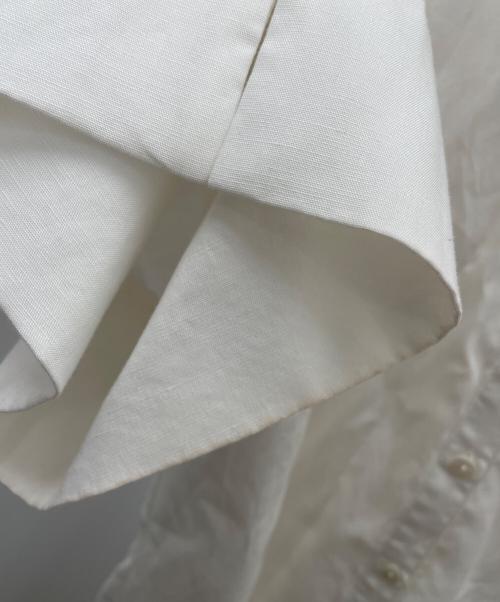 HER LIP TO（ハーリップトゥ）HER LIP TO (ハーリップトゥ) 半袖ブラウス ホワイト サイズ:FREEの古着・服飾アイテム