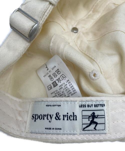 Sporty & Rich（スポーティーアンドリッチ）Sporty & Rich (スポーティーアンドリッチ) キャップ ベージュの古着・服飾アイテム