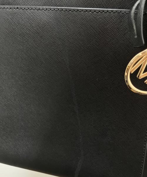 MICHAEL KORS（マイケル・コース）MICHAEL KORS (マイケルコース) トートバッグ ブラックの古着・服飾アイテム