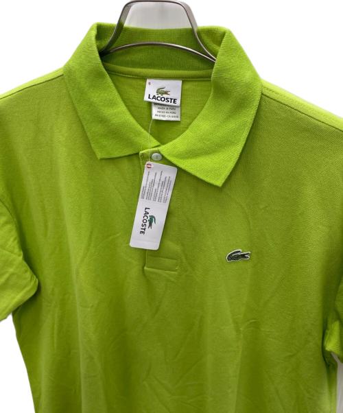 LACOSTE（ラコステ）LACOSTE (ラコステ) ポロシャツ ライトグリーン サイズ:3L 未使用品の古着・服飾アイテム