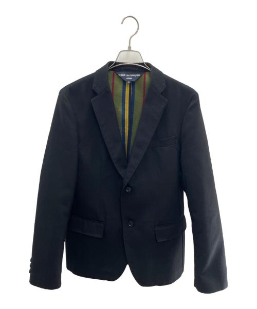 COMME des GARCONS HOMME（コムデギャルソン オム）COMME des GARCONS HOMME (コムデギャルソン オム) テーラードジャケット ブラック サイズ:Ｌの古着・服飾アイテム