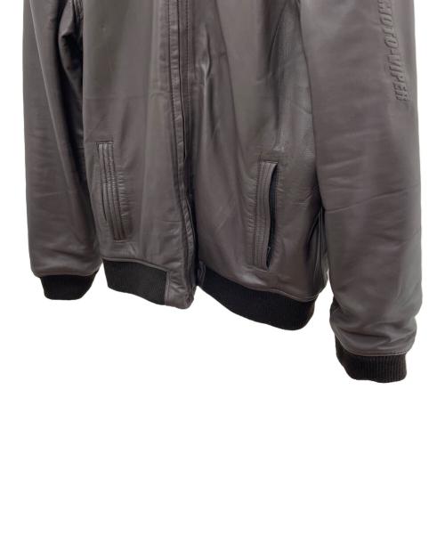 MOTO-VIPER（モトバイパー）MOTO-VIPER (モトバイパー) レザージャケット ブラウン サイズ:3Lの古着・服飾アイテム
