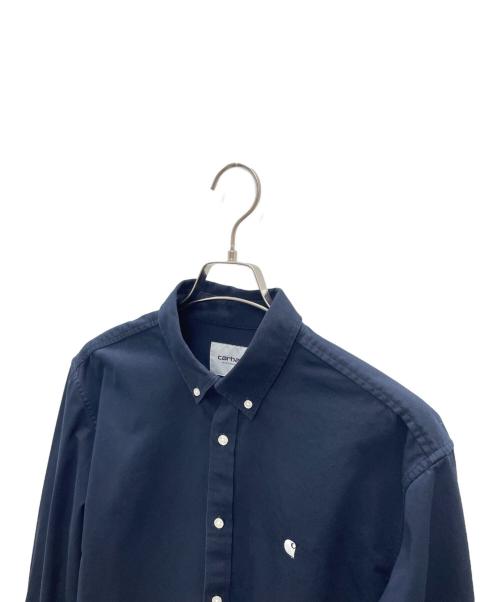 CarHartt（カーハート）CarHartt (カーハート) 長袖シャツ ネイビー サイズ:Ｌの古着・服飾アイテム