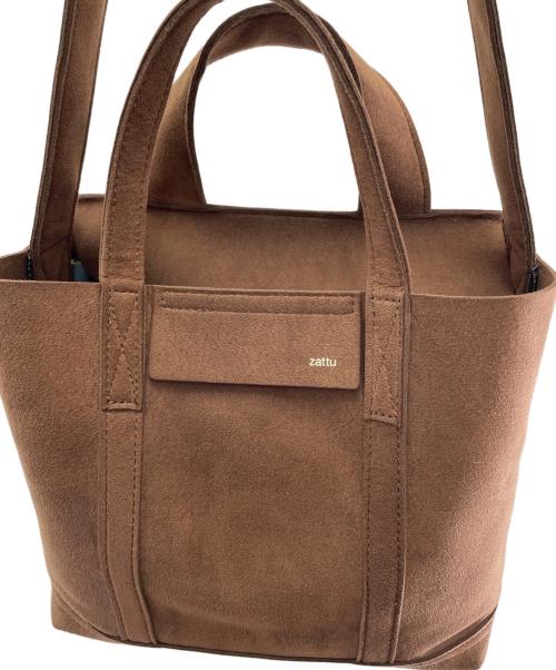 zattu（ザッツ）zattu (ザッツ) トートバッグ ブラウンの古着・服飾アイテム