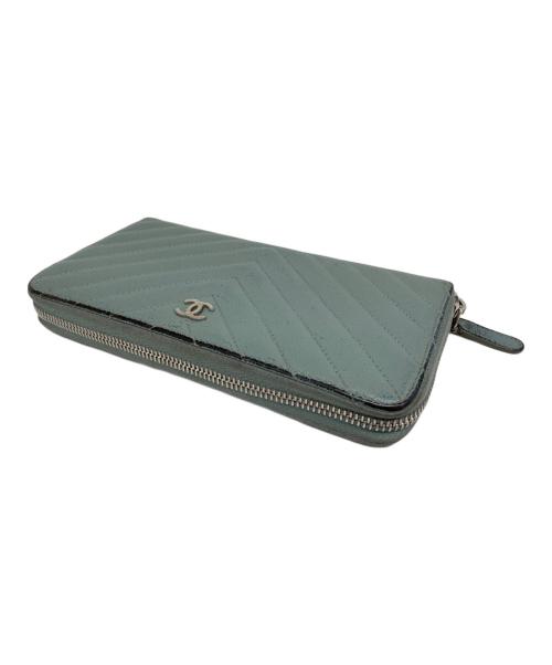 CHANEL（シャネル）CHANEL (シャネル) 長財布 ミントグリーンの古着・服飾アイテム
