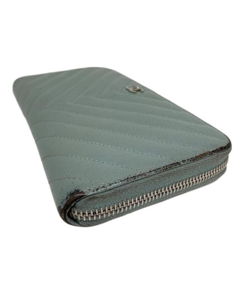 CHANEL（シャネル）CHANEL (シャネル) 長財布 ミントグリーンの古着・服飾アイテム