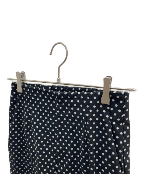 UNITED ARROWS TOKYO（ユナイテッドアローズトウキョウ）UNITED ARROWS TOKYO (ユナイテッドアローズトウキョウ) シャイニー ドットジャカード スリム パンツ ブラック サイズ:Sの古着・服飾アイテム