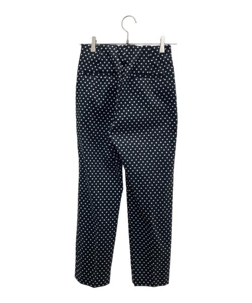 UNITED ARROWS TOKYO（ユナイテッドアローズトウキョウ）UNITED ARROWS TOKYO (ユナイテッドアローズトウキョウ) シャイニー ドットジャカード スリム パンツ ブラック サイズ:Sの古着・服飾アイテム