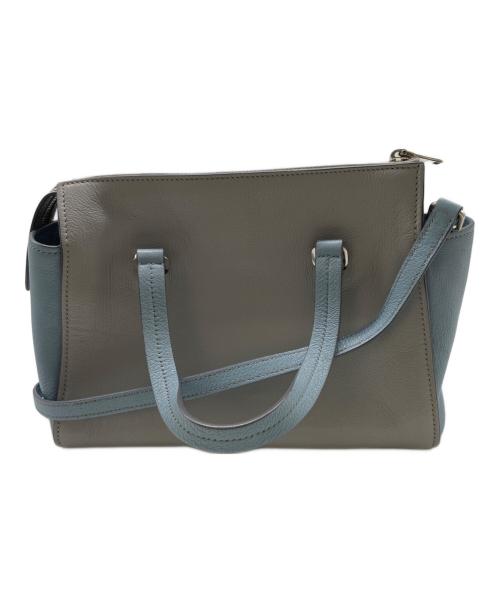 MIU MIU（ミュウミュウ）MIU MIU (ミュウミュウ) 2WAYショルダーバッグ ブルーの古着・服飾アイテム