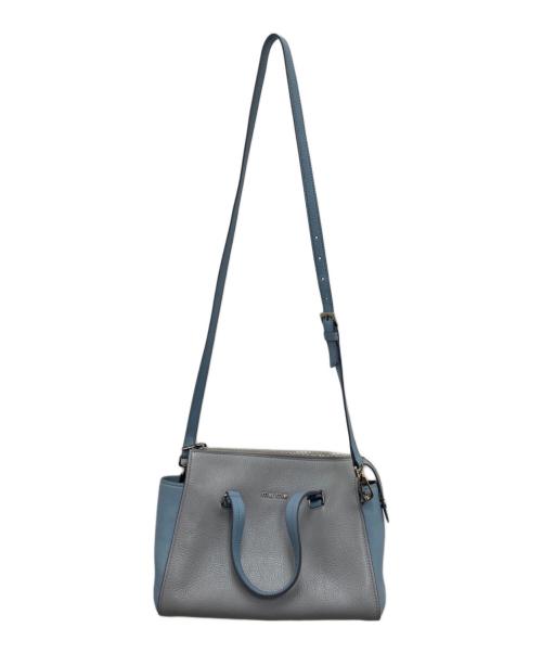 MIU MIU（ミュウミュウ）MIU MIU (ミュウミュウ) 2WAYショルダーバッグ ブルーの古着・服飾アイテム