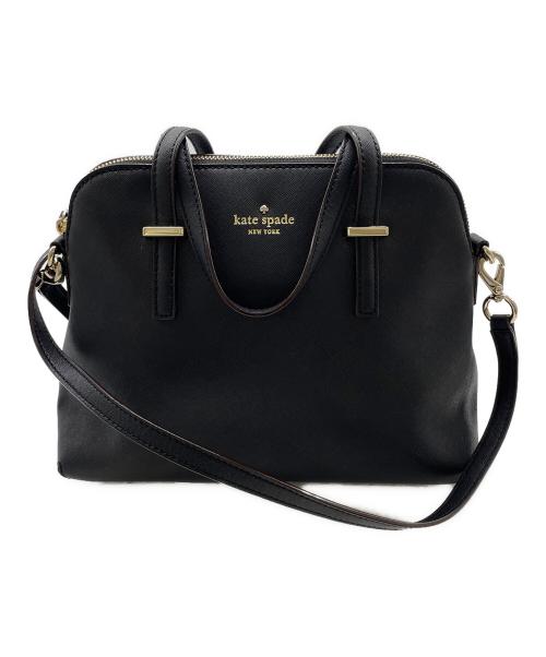 Kate Spade（ケイトスペード）Kate Spade (ケイトスペード) 2WAYショルダーバッグ ブラックの古着・服飾アイテム