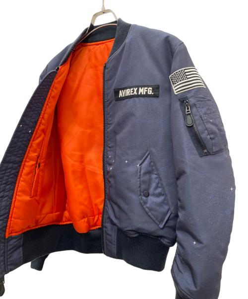 AVIREX（アヴィレックス）AVIREX (アヴィレックス) MA-1ジャケット ネイビー サイズ:Lの古着・服飾アイテム