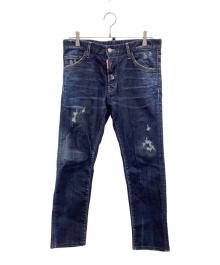 DSQUARED2（ディースクエアード）の古着「デニムパンツ」｜ネイビー