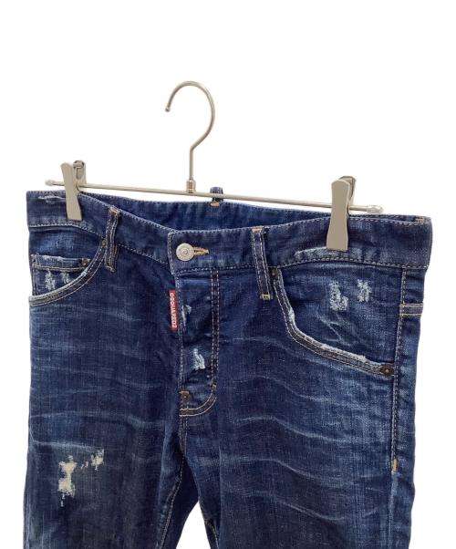 DSQUARED2（ディースクエアード）DSQUARED2 (ディースクエアード) デニムパンツ ネイビー サイズ:46の古着・服飾アイテム