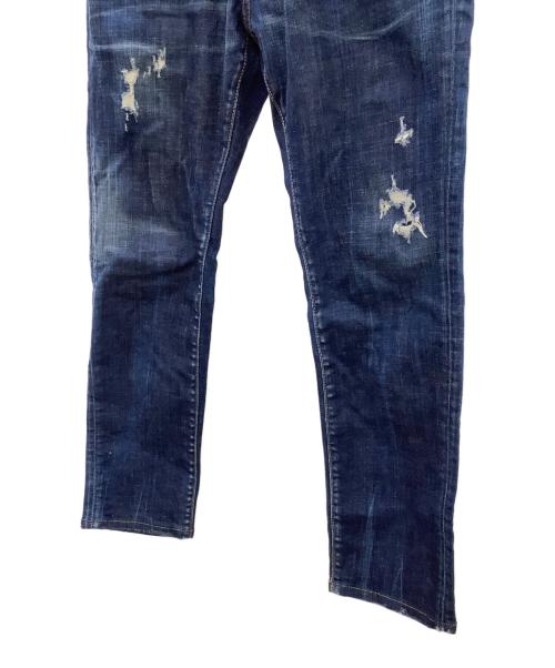DSQUARED2（ディースクエアード）DSQUARED2 (ディースクエアード) デニムパンツ ネイビー サイズ:46の古着・服飾アイテム