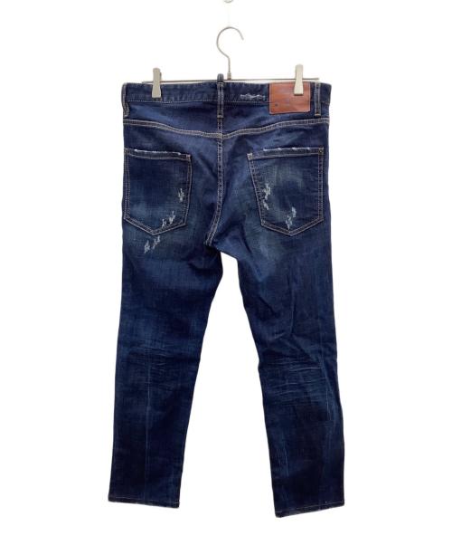 DSQUARED2（ディースクエアード）DSQUARED2 (ディースクエアード) デニムパンツ ネイビー サイズ:46の古着・服飾アイテム