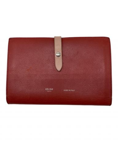中古・古着通販】CELINE (セリーヌ) 財布 ブラウン×ピンク｜ブランド
