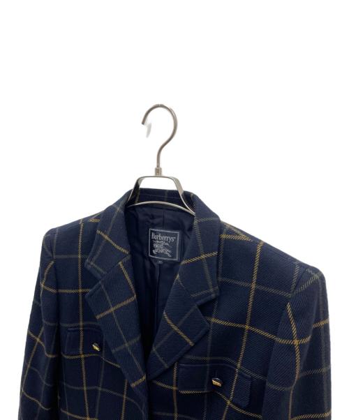 Burberry's（バーバリー）Burberry's (バーバリーズ) テーラードジャケット ネイビー サイズ:Mの古着・服飾アイテム
