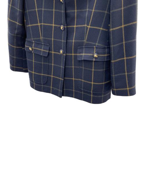 Burberry's（バーバリー）Burberry's (バーバリーズ) テーラードジャケット ネイビー サイズ:Mの古着・服飾アイテム