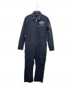 VANSONバンソン）の古着「つなぎ」｜ブラック