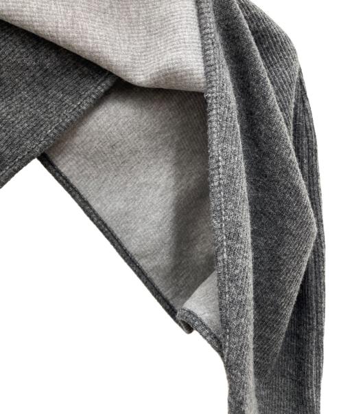 MAISON SPECIAL（メゾンスペシャル）MAISON SPECIAL (メゾンスペシャル) ダブルフェイスリブボレロトップ グレー サイズ:Mの古着・服飾アイテム