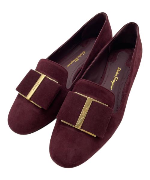 Salvatore Ferragamo（サルヴァトーレ フェラガモ）Salvatore Ferragamo (サルヴァトーレ フェラガモ) パンプス ボルドー サイズ:25.5の古着・服飾アイテム