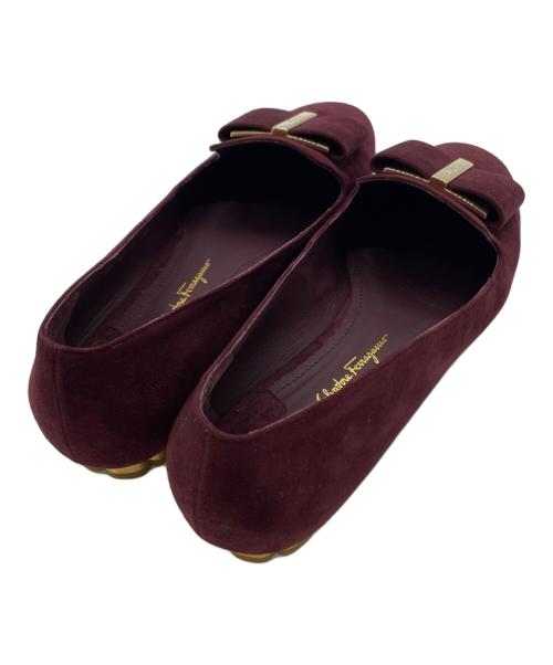 Salvatore Ferragamo（サルヴァトーレ フェラガモ）Salvatore Ferragamo (サルヴァトーレ フェラガモ) パンプス ボルドー サイズ:25.5の古着・服飾アイテム