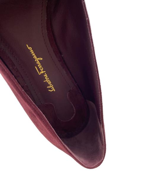 Salvatore Ferragamo（サルヴァトーレ フェラガモ）Salvatore Ferragamo (サルヴァトーレ フェラガモ) パンプス ボルドー サイズ:25.5の古着・服飾アイテム