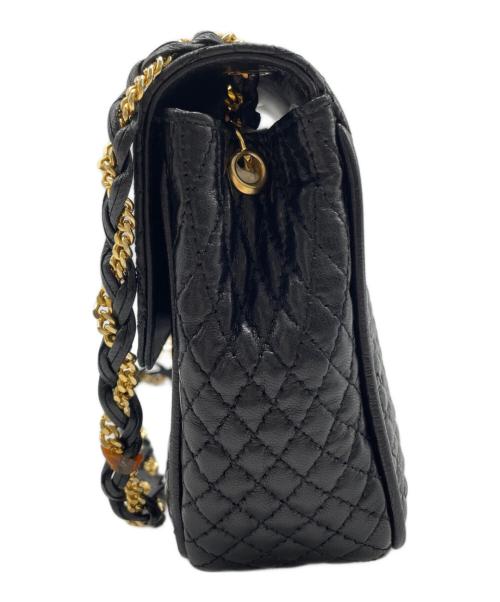 BALLY（バリー）BALLY (バリー) チェーンショルダーバッグ ブラックの古着・服飾アイテム