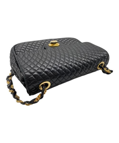 BALLY（バリー）BALLY (バリー) チェーンショルダーバッグ ブラックの古着・服飾アイテム