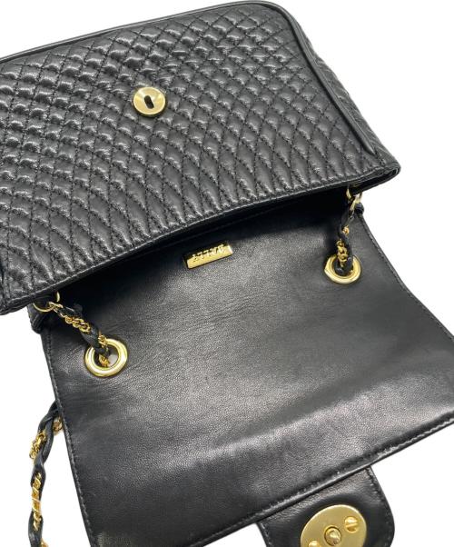 BALLY（バリー）BALLY (バリー) チェーンショルダーバッグ ブラックの古着・服飾アイテム