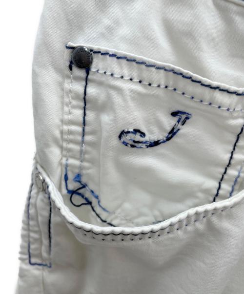 JACOB COHEN（ヤコブコーエン）JACOB COHEN (ヤコブコーエン) 5ポケットパンツ ホワイト サイズ:78.5の古着・服飾アイテム