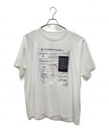 MM6 Maison Margiela（エムエムシックスメゾンマルジェラ）の古着「半袖カットソー」｜ホワイト