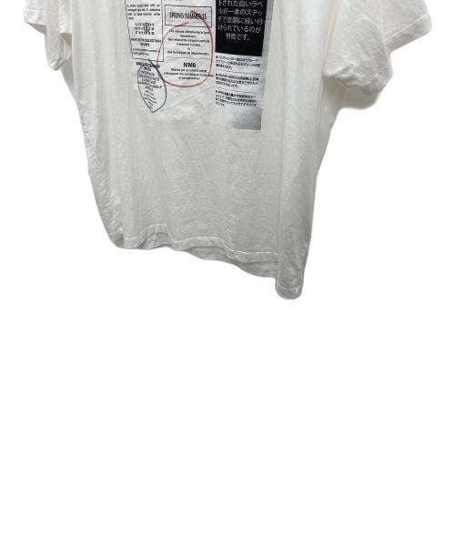 MM6 Maison Margiela（エムエムシックスメゾンマルジェラ）MM6 Maison Margiela (エムエムシックスメゾンマルジェラ) 半袖カットソー ホワイト サイズ:XLの古着・服飾アイテム