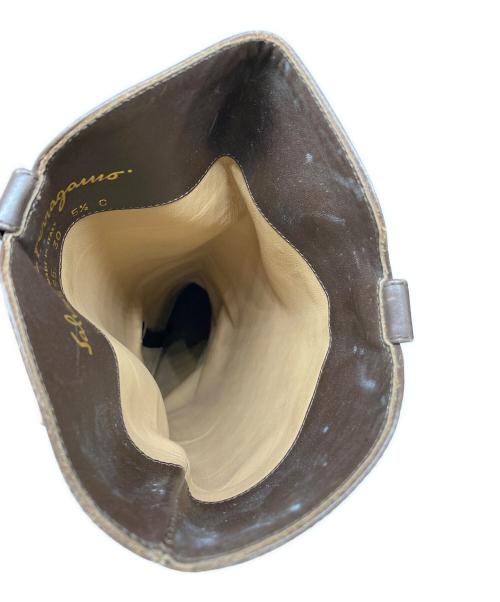 Salvatore Ferragamo（サルヴァトーレ フェラガモ）Salvatore Ferragamo (サルヴァトーレ フェラガモ) ロングブーツ ブラウン サイズ:23cmの古着・服飾アイテム