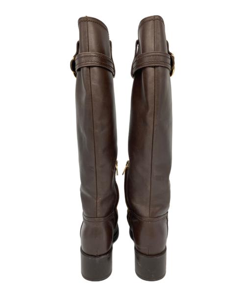 Salvatore Ferragamo（サルヴァトーレ フェラガモ）Salvatore Ferragamo (サルヴァトーレ フェラガモ) ロングブーツ ブラウン サイズ:23cmの古着・服飾アイテム