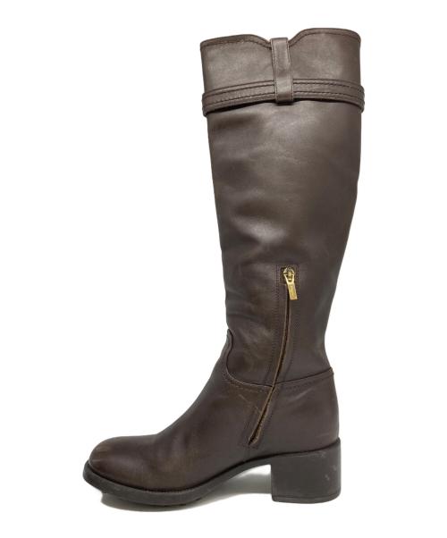 Salvatore Ferragamo（サルヴァトーレ フェラガモ）Salvatore Ferragamo (サルヴァトーレ フェラガモ) ロングブーツ ブラウン サイズ:23cmの古着・服飾アイテム