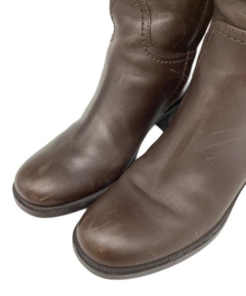 Salvatore Ferragamo（サルヴァトーレ フェラガモ）Salvatore Ferragamo (サルヴァトーレ フェラガモ) ロングブーツ ブラウン サイズ:23cmの古着・服飾アイテム