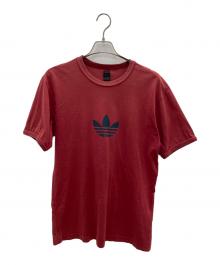 adidas（アディダス）の古着「半袖カットソー」｜レッド