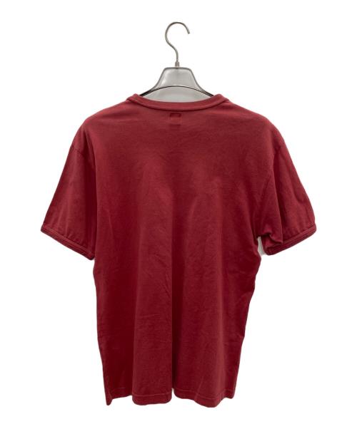 adidas（アディダス）adidas (アディダス) 半袖カットソー レッド サイズ:Lの古着・服飾アイテム