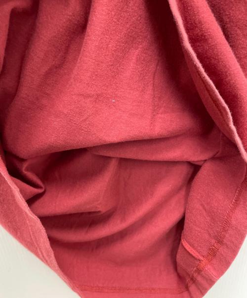 adidas（アディダス）adidas (アディダス) 半袖カットソー レッド サイズ:Lの古着・服飾アイテム