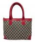 GUCCI (グッチ) ハンドバッグ レッド×ブラウン：20000円