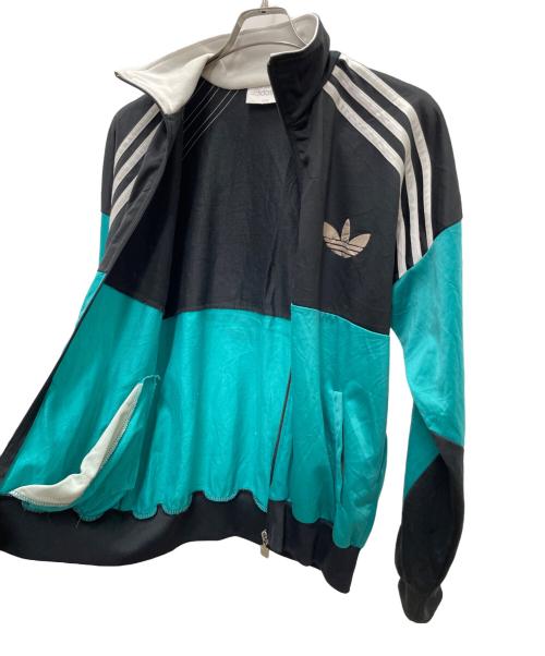 adidas（アディダス）adidas (アディダス) トラックジャケット グリーン×ブラック サイズ:Sの古着・服飾アイテム