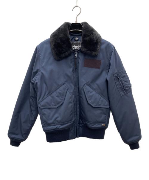 Schott（ショット）Schott (ショット) Ron Herman (ロンハーマン) フライトジャケット ネイビー サイズ:Mの古着・服飾アイテム