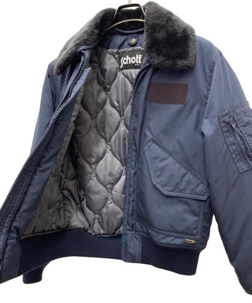 Schott（ショット）Schott (ショット) Ron Herman (ロンハーマン) フライトジャケット ネイビー サイズ:Mの古着・服飾アイテム