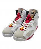 NIKEナイキ）の古着「ハイカットスニーカー」｜ホワイト×レッド